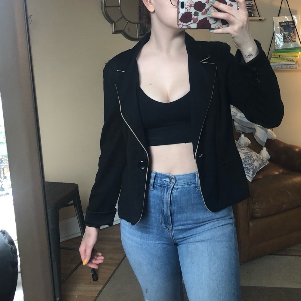 Black and Tan Blazer